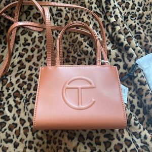 Telfar small brown bag